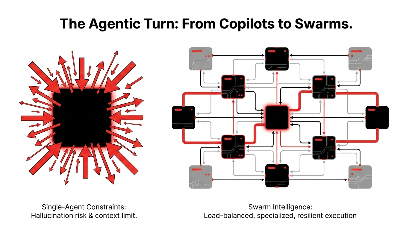 Single-agent constraints contrasted with swarm intelligence