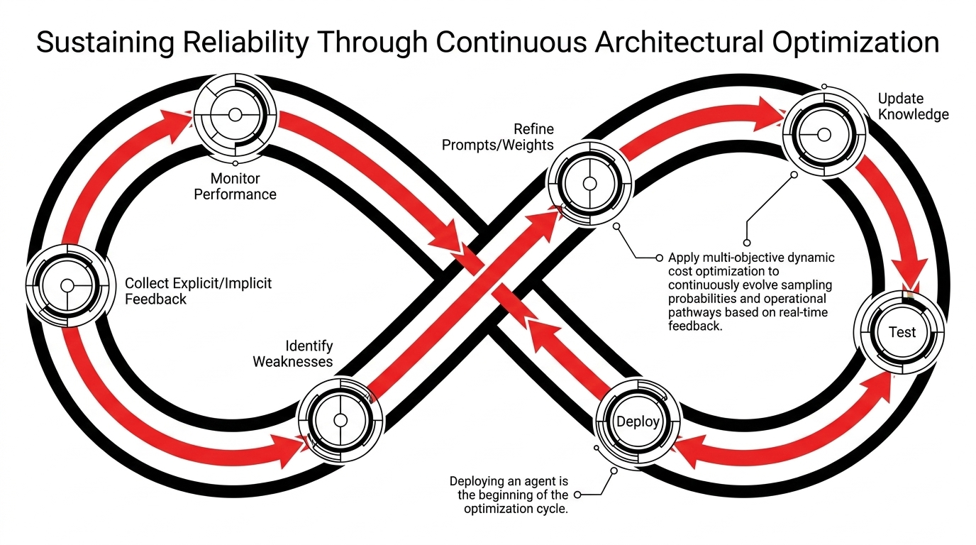 Continuous architectural optimization loop