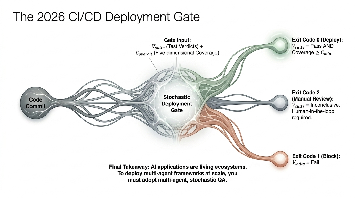 Stochastic CI/CD deployment gate